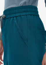 Load image into Gallery viewer, Women's Straight Scrub Pants with 6 Pockets in Peacock Blue