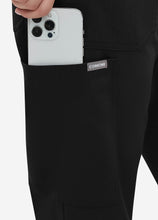 Load image into Gallery viewer, Women&#39;s Straight Scrub Pants with 6 Pockets in Black
