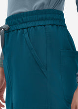 Load image into Gallery viewer, Women&#39;s Straight Scrub Pants with 6 Pockets in Peacock Blue
