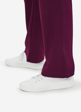 Load image into Gallery viewer, Women&#39;s Straight Scrub Pants with 6 Pockets in Wine Red
