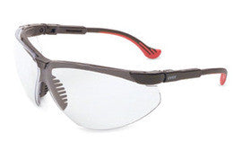 Uvex® Genesis XC™ Safety Glasses - Black Frame, Clear HydroShield™ Lens