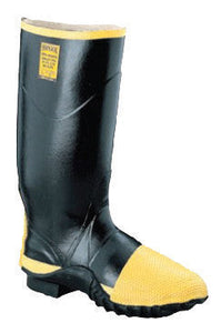 Servus By Honeywell TurtleBack Black 16" Rubber Full Metatarsal Guard Boots: Unmatched Protection and Comfort