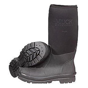 Servus by Honeywell Muck Chore Black 16" Insulated Rubber Work Boots with Steel Toe: Comfort and Safety Combined