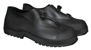 Radnor 4" PVC Slip-On Overboot Black: Easy Slip-On Foot Protection