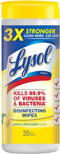 Load image into Gallery viewer, Lysol Disinfecting Wipes With Lemon &amp; Lime Blossom Scent
