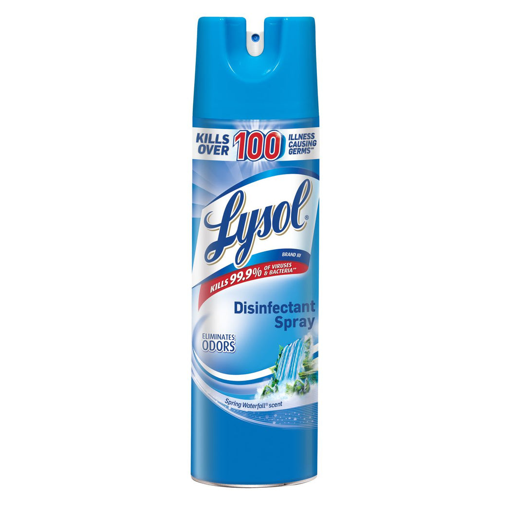 Lysol Disinfectant Spray In Spring Waterfall Scent