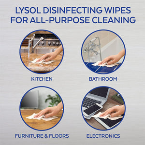 Lysol Disinfecting Wipes With Lemon & Lime Blossom Scent